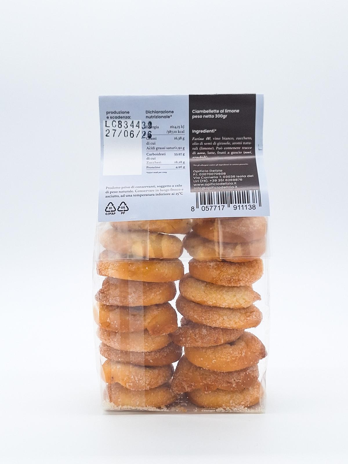 ciambellette artigianali al limone dolci tradizionali 